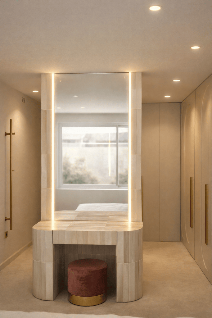 Columna con tocador